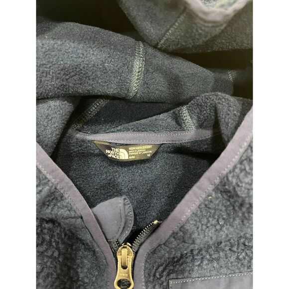 The North Face Youth North Peak Hagues Fleece Jacket Summit Navy Medium (10) - Picture 4 of 6